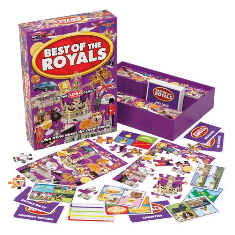 A purple box with a box full of cards
Description automatically generated