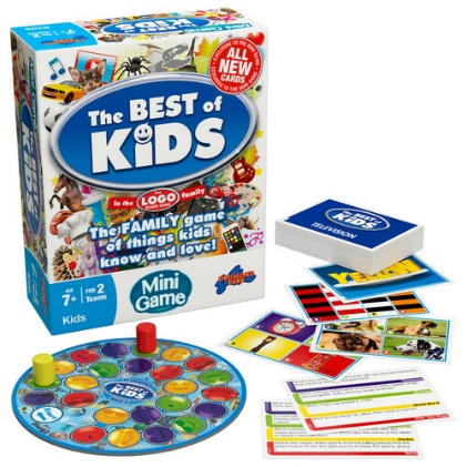 A box with a game and cards
Description automatically generated