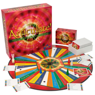 A game board with cards and chips
Description automatically generated